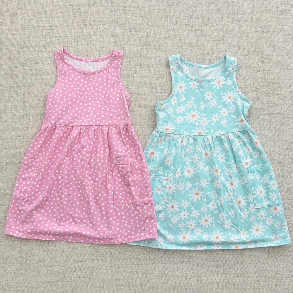 Wonder Nation Girls Sleeveless Dresses Size XS (4-5)